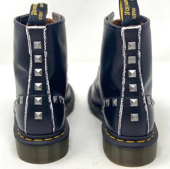 Dr. Martens 1460 Stud Lace Up Boots Leather W 8 - Picture 5 of 8